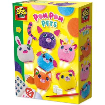 SES Creative 14789 Kunst- und Bastelspielzeug - 6 Pom Poms für Kinder ab 3+ SES Creative 14789 Kunst- und Bastelspielzeug - 6 Pom Poms für Kinder ab 3+