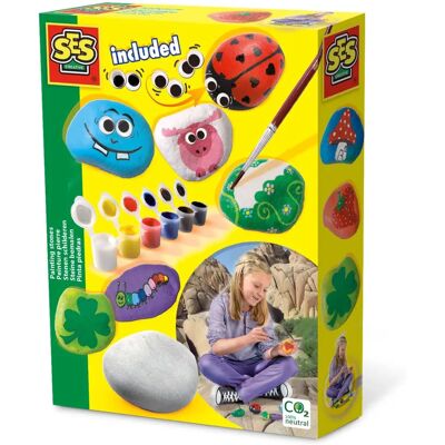 SES Creative Children's Rock Painting Kit - Child Art & Craft Kit SES Creative Children's Rock Painting Kit - Child Art & Craft Kit