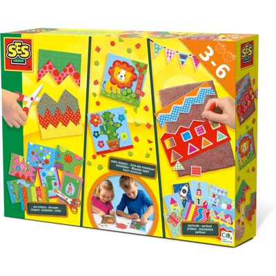 SES Creative 14878 Juguete de arte/manualidades - aprender a cortar, mosaicos y perforar SES Creative 14878 Juguete de arte/manualidades - aprender a cortar, mosaicos y perforar