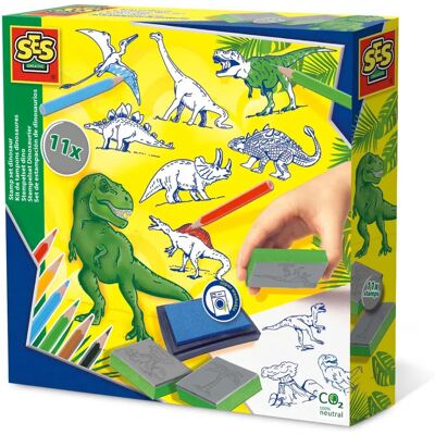 SES Creative 14919 Ensemble de tampons dinosaure - Jouet créatif SES Creative 14919 Ensemble de tampons dinosaure - Jouet créatif