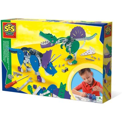 SES Creative Triceratops Spinosaurus Jouet de Construction - Kit - Publicité SES Creative Triceratops Spinosaurus Jouet de Construction - Kit - Publicité