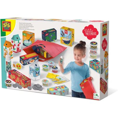 SES Creative Petits Pretenders Potraviny do supermarketu - Dětský obchodní set SES Creative Petits Pretenders Potraviny do supermarketu - Dětský obchodní set