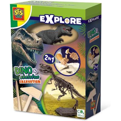 SES Creative Excavation T-Rex - Squelette et Figur 2 en 1 - Publicité SES Creative Excavation T-Rex - Squelette et Figur 2 en 1 - Publicité