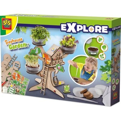 SES Creative Explore Treehouse Garden - Educational Plant Kit for Kids SES Creative Explore Treehouse Garden - Educational Plant Kit for Kids
