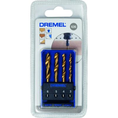 Forets en titane Dremel 636 - Kit accessoires Forets en titane Dremel 636 - Kit accessoires