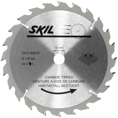 SKIL - Hartmetall Sägeblatt 170mm - 24 Zähne - Saw blade SKIL - Hartmetall Sägeblatt 170mm - 24 Zähne - Saw blade