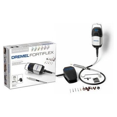 Dremel Fortiflex - Výkonný flexibilní hřídel s 21 příslušenstvími Dremel Fortiflex - Výkonný flexibilní hřídel s 21 příslušenstvími