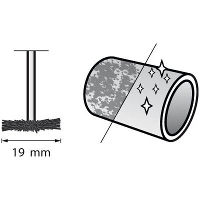 Dremel 26150403JA Utensile rotativo Fornitura di lucidatura - Spazzola pre-lucidatura Dremel 26150403JA Utensile rotativo Fornitura di lucidatura - Spazzola pre-lucidatura