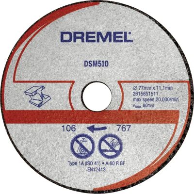Dremel DSM510 Trennscheiben - 77mm - 3er-Pack Dremel DSM510 Trennscheiben - 77mm - 3er-Pack