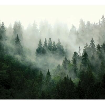 Sanders & Sanders Berglandschaft Wandbild - 2,7 x 3 m - Grün Sanders & Sanders Berglandschaft Wandbild - 2,7 x 3 m - Grün