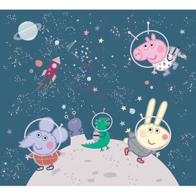 Sanders & Sanders Peppa Pig Dunkelblau Wandbild - 2,7x3m - Kinderzimmer Dekoration Sanders & Sanders Peppa Pig Dunkelblau Wandbild - 2,7x3m - Kinderzimmer Dekoration