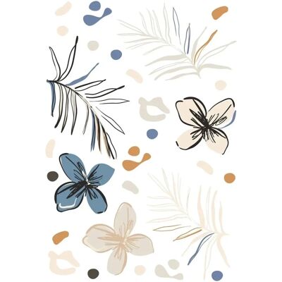 Sanders & Sanders Blumen Wandbild - Selbstklebend Sanders & Sanders Blumen Wandbild - Selbstklebend