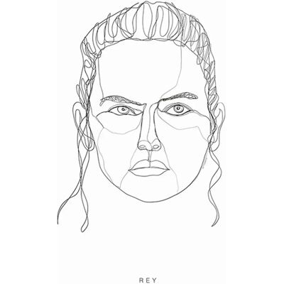 Komar - Star Wars Force Faces Rey - 50 x 70 cm - Poster Komar - Star Wars Force Faces Rey - 50 x 70 cm - Poster