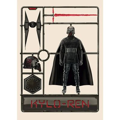 Komar - Star Wars Kylo - beige/schwarz - 50x70 cm - Poster Komar - Star Wars Kylo - beige/schwarz - 50x70 cm - Poster