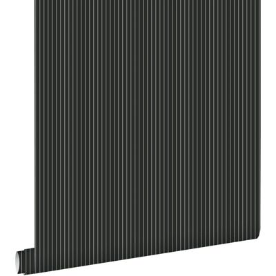 Estahome Schwarz-Weiß Streifen Tapete - 53cm x 10,05m - Umweltfreundlich Estahome Schwarz-Weiß Streifen Tapete - 53cm x 10,05m - Umweltfreundlich