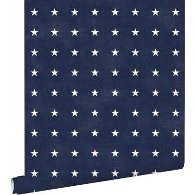 Estahome Sterne Marineblau Tapete - 53cm x 10,05m Estahome Sterne Marineblau Tapete - 53cm x 10,05m