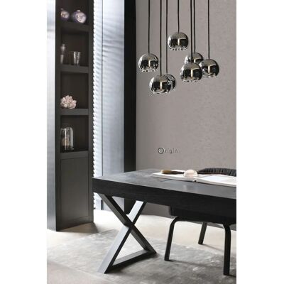 Origin Wallcoverings Luxus-Wandtapete - Grau-Braun und Bronze - 53cm x 10,05m Origin Wallcoverings Luxus-Wandtapete - Grau-Braun und Bronze - 53cm x 10,05m