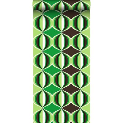 Sanders & Sanders Retro Grünes Tapete - 53cm x 10,05m - Tapete Sanders & Sanders Retro Grünes Tapete - 53cm x 10,05m - Tapete