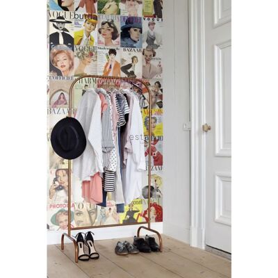 Carta da parati vintage con copertine di riviste - Multicolore - 50x900cm Carta da parati vintage con copertine di riviste - Multicolore - 50x900cm