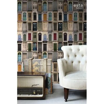 Carta da Parati Porte Vintage ESTAhome - Non Tessuto XXL - 50x900cm Carta da Parati Porte Vintage ESTAhome - Non Tessuto XXL - 50x900cm