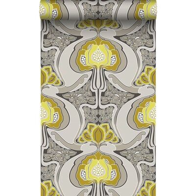 Origin Wallcoverings Luxus Wandtapete Blumenmuster Art Nouveau - 53cm x 10,05m Origin Wallcoverings Luxus Wandtapete Blumenmuster Art Nouveau - 53cm x 10,05m