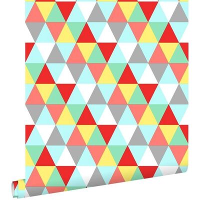 estahome Dreiecke Tapete - 53cm x 10,05m - Kinderzimmer Dekor estahome Dreiecke Tapete - 53cm x 10,05m - Kinderzimmer Dekor