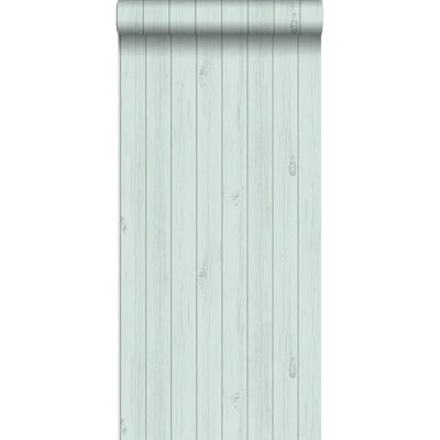 Estahome Vintage Holzpaneel Tapete - Grün Pastell - 53cm x 10,05m Estahome Vintage Holzpaneel Tapete - Grün Pastell - 53cm x 10,05m