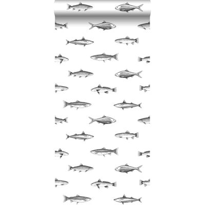 Papier Peint Estahome Plume de Poissons - Décor Côtier Maritime - Publicité Papier Peint Estahome Plume de Poissons - Décor Côtier Maritime - Publicité