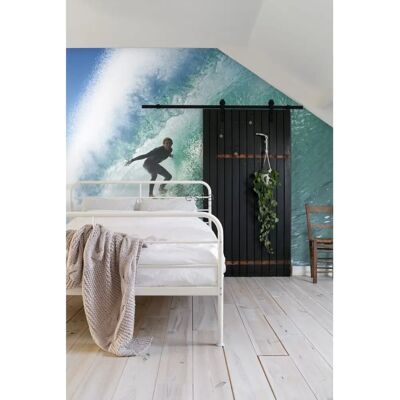 ESTAhome Murale da Parete Surfer Blu Verde Mare - 3,25x2,79m - Eco-Friendly ESTAhome Murale da Parete Surfer Blu Verde Mare - 3,25x2,79m - Eco-Friendly