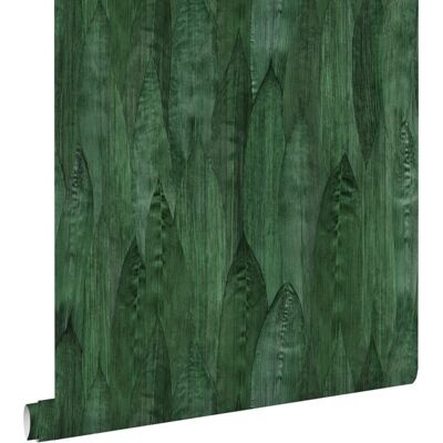 Papier peint jungle vert émeraude Estahome - 0,53x10,05m - Écologique - Publicité Papier peint jungle vert émeraude Estahome - 0,53x10,05m - Écologique - Publicité