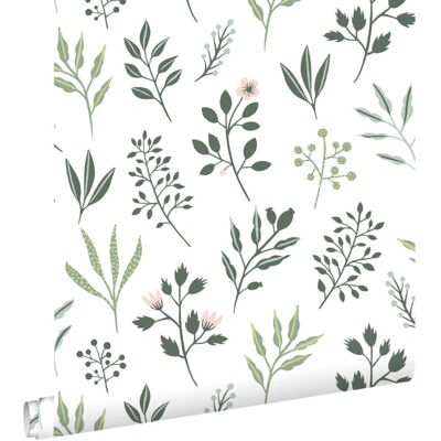 Estahome Florale Skandinavische Tapete - 0,53x10,05m Estahome Florale Skandinavische Tapete - 0,53x10,05m