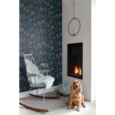 Estahome Skandinavische Blumen Tapete - 0,53x10,05m Estahome Skandinavische Blumen Tapete - 0,53x10,05m