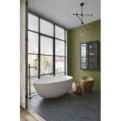 Origin Wallcoverings Moosgrünes Struktur Tapete - 0,53x10,05m - Luxuriöse Oberfläche Origin Wallcoverings Moosgrünes Struktur Tapete - 0,53x10,05m - Luxuriöse Oberfläche