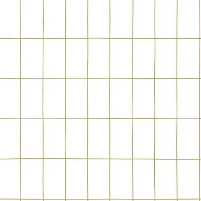 Estahome Weiß und Gold Kleine Fliesenkachel Tapete - Tapete Estahome Weiß und Gold Kleine Fliesenkachel Tapete - Tapete