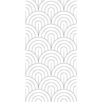 ESTAhome Schwarz-Weiß Wandbild - 150x300cm ESTAhome Schwarz-Weiß Wandbild - 150x300cm