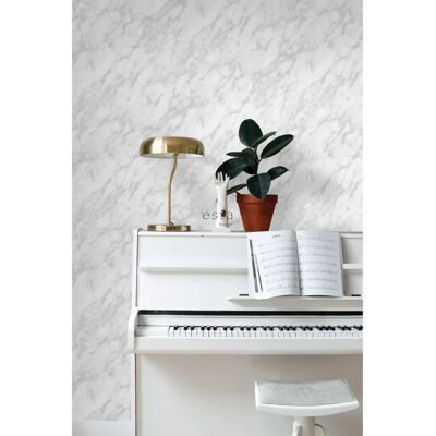 Estahome Marmor Weiß Grau Tapete - 0,53x10,05m - Dekor Estahome Marmor Weiß Grau Tapete - 0,53x10,05m - Dekor