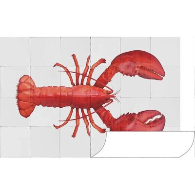 ESTAhome Hummer Wandaufkleber - 145x97cm - Rot Dekor ESTAhome Hummer Wandaufkleber - 145x97cm - Rot Dekor