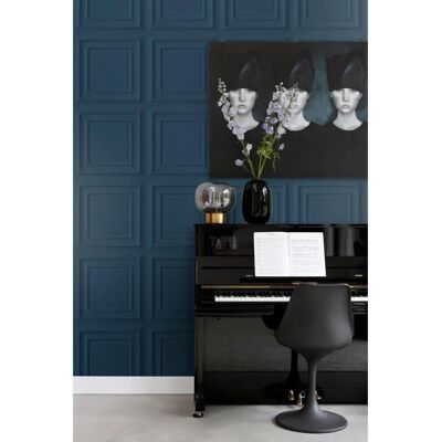 Origin Wallcoverings Eco-Strukturtapete Dunkelblau - 53cm x 10,05m Origin Wallcoverings Eco-Strukturtapete Dunkelblau - 53cm x 10,05m