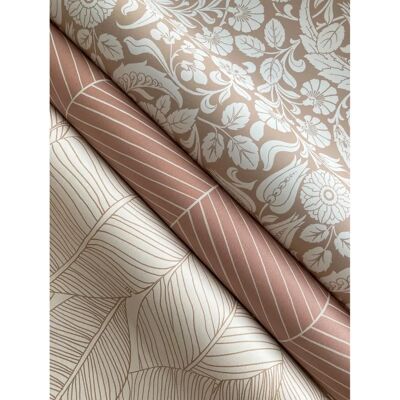 Estahome Blumenmuster Rosa Wandtapete - 0,53x10,05m Estahome Blumenmuster Rosa Wandtapete - 0,53x10,05m