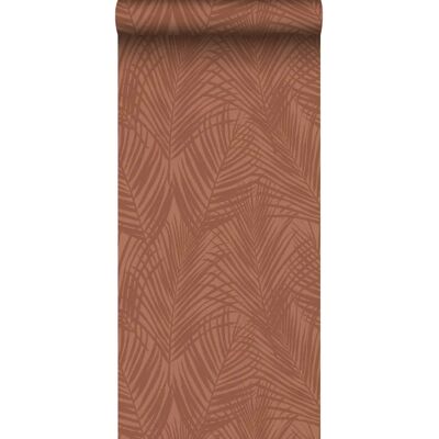 Papier Peint Feuilles de Palmiers Rouge - Terracotta - 0,53x10,05m - Papier Peint - Publicité Papier Peint Feuilles de Palmiers Rouge - Terracotta - 0,53x10,05m - Papier Peint - Publicité