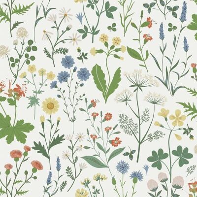 Estahome Blumen Wandtapete Mehrfarbig - 0,53x10,05m - Tapete Estahome Blumen Wandtapete Mehrfarbig - 0,53x10,05m - Tapete