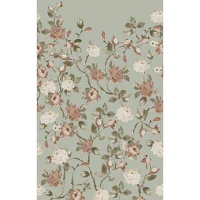 ESTAhome Vintage Blumen Wandbild - 150x279cm - Umweltfreundlich ESTAhome Vintage Blumen Wandbild - 150x279cm - Umweltfreundlich
