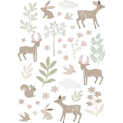 ESTAHOME Hirsch Wandbild - Selbstklebend, 33x47,5cm ESTAHOME Hirsch Wandbild - Selbstklebend, 33x47,5cm
