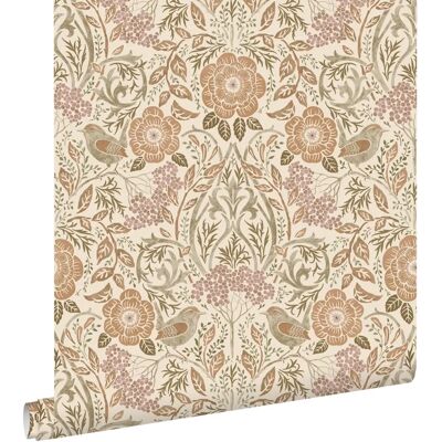 ESTAhome Vintage Blumen Tapete - Art Nouveau Stil - 0,53x10,05m ESTAhome Vintage Blumen Tapete - Art Nouveau Stil - 0,53x10,05m