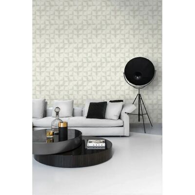 Origin Wallcoverings Eco-Textur Vlies Wallpaper - 50x900cm - Weiß/Grau Origin Wallcoverings Eco-Textur Vlies Wallpaper - 50x900cm - Weiß/Grau