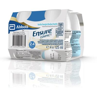 Abbott Ensure Compact Vaniglia Integratore Dietetico - Alimento Medico Abbott Ensure Compact Vaniglia Integratore Dietetico - Alimento Medico