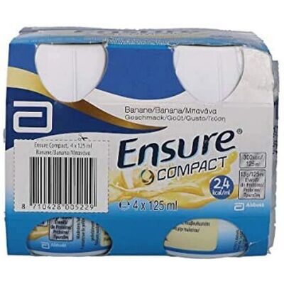 Abbott Ensure Compact Banana 125ml - Alimento Medico Abbott Ensure Compact Banana 125ml - Alimento Medico