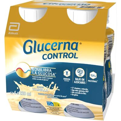 Abbott Glucerna Control Vaniglia 4x220 g - Bevanda nutriente Abbott Glucerna Control Vaniglia 4x220 g - Bevanda nutriente