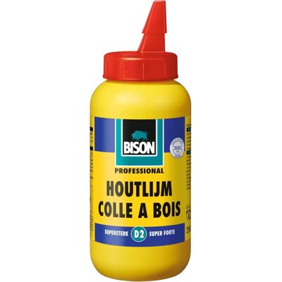 Bison Houtlijm - 250g, D2 Binnen, Sterk, Transparant - Houtlijm Bison Houtlijm - 250g, D2 Binnen, Sterk, Transparant - Houtlijm