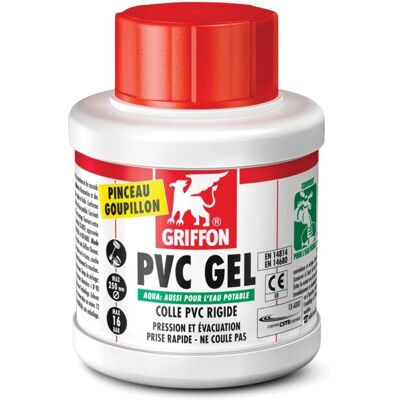 Colle PVC GRIFFON - 500ml Réutilisable pour Tuyaux d'Eau Potable Colle PVC GRIFFON - 500ml Réutilisable pour Tuyaux d'Eau Potable